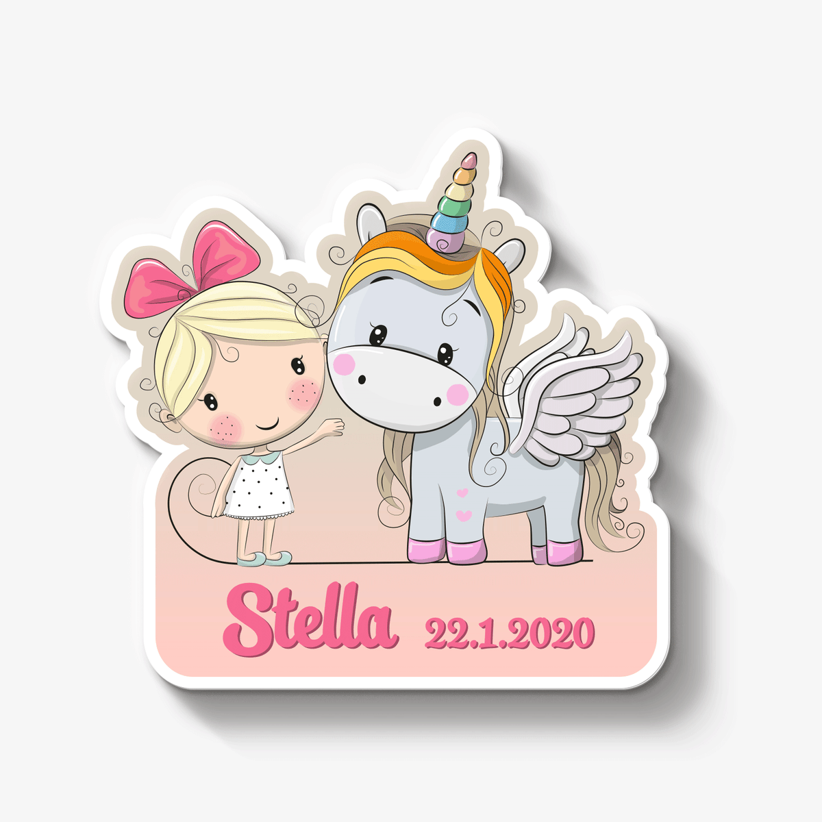 Mädchen mit Einhorn